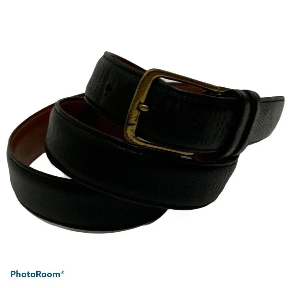 Coach‎ 5800 Men's Size 38 Black Leather Belt